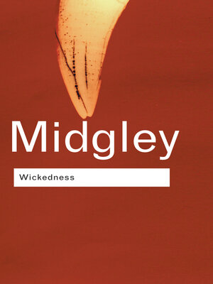 cover image of Wickedness